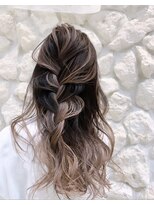 モアナ バイ ヘッドライト 武蔵小杉店(Moana by HEADLIGHT)&nbsp;コントラストハイバレイヤージュ☆☆デザインカラー