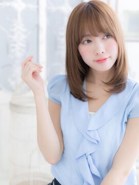 モッズヘア 上尾西口店(mod's hair) シースルーバング大人かわいいラブストレートb上尾20代30代40代!