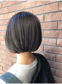 丸みが可愛いボブ　[20代]