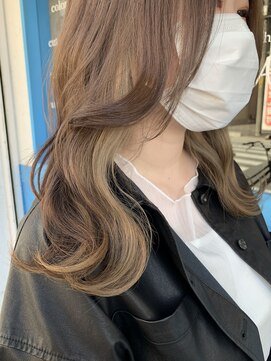 アンジェリカ 布施店(ANGELICA) 【ANGELICA祖田】韓国レイヤー×インナーカラー