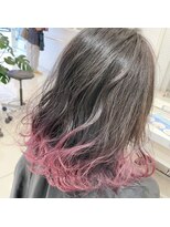 アッシュ 武蔵小金井店(Ash)&nbsp;＼裾カラー×ラベンダーピンク／