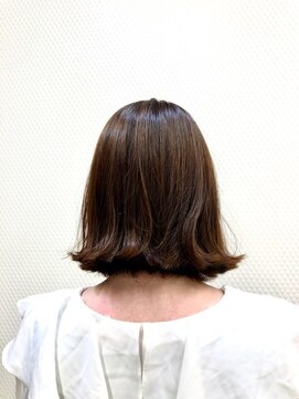 クオリス 上福岡店(QUALIS) 外ハネ/ボブ/切りっぱなしボブ/ナチュラルブラウン/小顔/30代