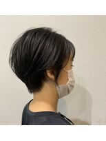 エン バイ スマイル(en by smile)&nbsp;大人可愛い20代30代40代前下がりひし形小顔ボブ丸みショート