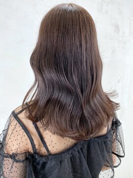 アイティーバイアルバム 八王子店(IT by ALBUM) グレージュミディ_ショコラベージュボブルフ_ba340781