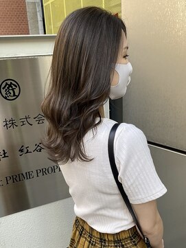 グランドライン(GRAND LINE) 《GRANDLINE松本》透明感ブルーグレージュ　ロングレイヤー