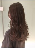 秋カラー☆アッシュピンク