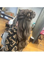 ヘアカロン 熊本下通店(Hair CALON)&nbsp;ヘアセット前髪カットトリートメントダブルカラーインナーカラー
