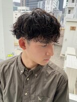 波巻きパーマツイストスパイラルパーマメンズ名駅名古屋