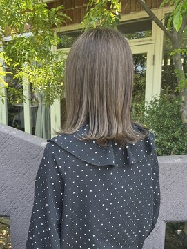 トップヘアー 玉島店(TOP HAIR) 《TOPHAIR 玉島店/ もも》夏に人気アッシュグレー