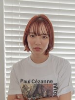 アカサ(A.casa) ピンクハイトーンボブ/20代/30代/40代/50代/西阿知/イオン倉敷