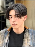 センターパートニュアンスパーマ韓国カルマパーマコンマヘア