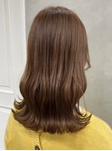 前髪カット_アンブレラカラー__韓国マッシュ_ウェーブパーマ