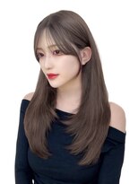 アマトウキョウ アユンチェ(AMA TOKYO×AYUNCHE)&nbsp;韓国ヘア　2wayバング  レイヤーカット くびれヘア  顔周り/