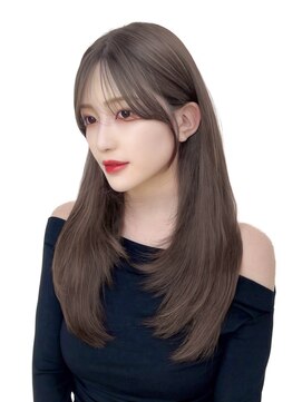 アマトウキョウ アユンチェ(AMA TOKYO×AYUNCHE) 韓国ヘア 2wayバング レイヤーカット くびれヘア 顔周り/