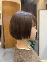 トワ(toi)&nbsp;ミニボブ/ブリーチなしベージュ/透明感カラー/横浜/横浜駅
