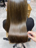 アイノアシェール 西宮(AInoa Cher) 【極上の髪質改善プレミアムヘアエステ】オリーブベージュ