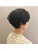 ショート×ニュアンスパーマ