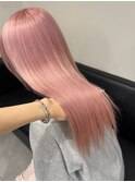14128ブリーチ＆ダブルカラーレイヤーラベンダーミルクティー