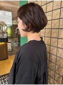 bob short × ash beige