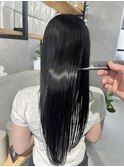 美髪矯正×艶髪ケアカラー