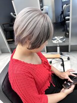 リノバイアクネ(lino by ACNE)&nbsp;シャドウシルバーデザインショート