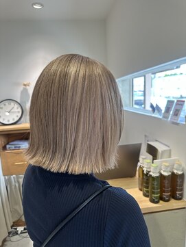 スリー(THREE) くびれヘア/アプリコットオレンジ/夏のヘアアレンジ/蟹江