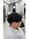 緩め波巻きパーマ スパイラルパーマ