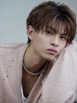 ゴールド 京都 三条(GOALD)&nbsp;シースルーマッシュブルーブラック刈り上げセンターパート