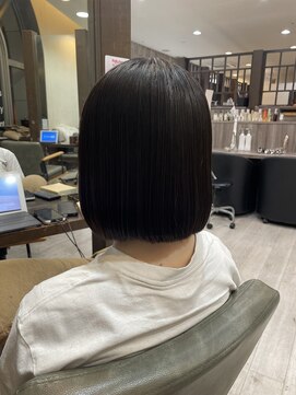 ヘア フィックス リュウ リゾート(hair fix RYU Resort) タッセルボブ×縮毛矯正