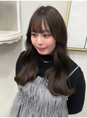 韓国風くびれヘア/ナチュラルブラウン