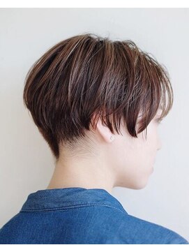 ルプラ ガーデン(le-pla garden) ハンサムショート#刈り上げ#前下がりショート#簡単スタイリング