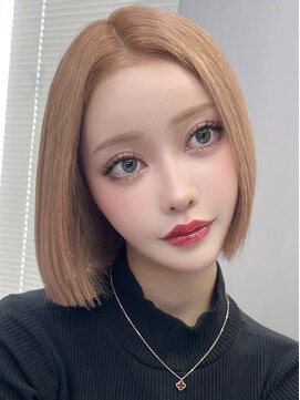 イキ 表参道(iki omotesando) ブリーチカラーショートボブ/韓国ヘア