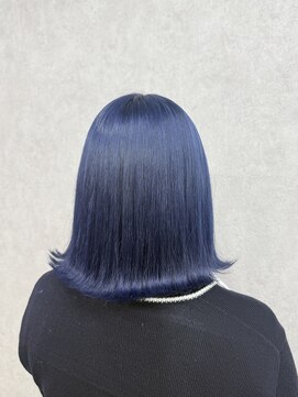 アン ブリーチ 大宮駅東口店(UN BLEACH) ブリーチ1回ーネイビーブルーカラー♪