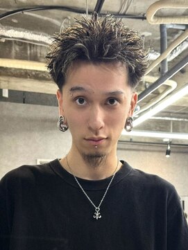 エルマーク 松山(L-MARK) スパイキーショート/短髪/ツーブロック/メンズ/men's