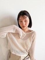 ビーヘアー 近鉄八尾店(Bee.hair)&nbsp;マッシュウルフボブパーマミルクティーベージュシルバーアッシュ