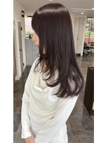 リズム(lysm) ラベンダーブラウン × ロングレイヤー