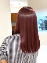 ルシード(LUCIDO STYLE JAPAN)&nbsp;ツヤ感たっぷり　赤みブラウンヘア