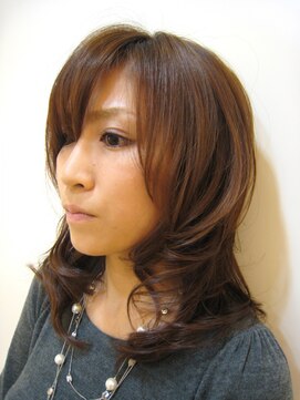 ファースト 泉中央店(first) ゆるいカールで柔ツヤ、ナチュラルミディアム◎20代30代40代50代