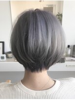 レム(LEM)&nbsp;ミニボブ×ペールグレイジュ×ハンサムショート×丸みショート