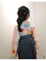 ヘアーリゾートラシックアールプラス(hair resort lachiq R+)&nbsp;《R＋》ヘアアレンジ☆編みおろし☆着付け