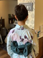 ヘアースタジオ ビームス 西江井ヶ島店(Hair Studio BEAMS)&nbsp;浴衣ヘアアレンジ