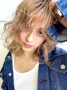 ガレージ バイ グリーン 原宿 表参道(Garage by green) 《loki/原宿》コットンパーマ