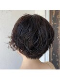 ルーズパーマショート