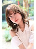 【佐々木　スタイル】ウェーブヘア×ラフウェーブ
