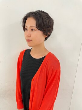 エンドリンク(endlink) クセ風ショートボブパーマ