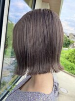 アーブル ヘアーアンドメイク(ARBRE) 切りっぱなしボブブリーチハイライトダブルカラー
