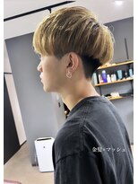 ラポードヘアークラフト(RAPPORD hair craft)&nbsp;金髪×マッシュ