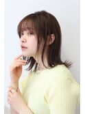 【目黒美容室】外ハネロブ×髪質改善カラー