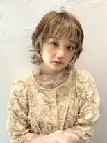 ミューバイケンジ(miu by KENJE) miu&伊藤夏海 ベージュアッシュカラー◎