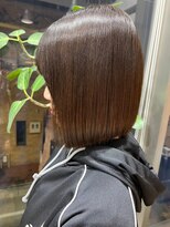 イーストハムヘッドショップ(EAST HAM head shop) 切りっぱなしボブ/艶髪ナチュラルブラウン